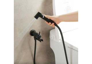 Гигиенический душ со смесителем Aquatek Ника AQ1819MB черный